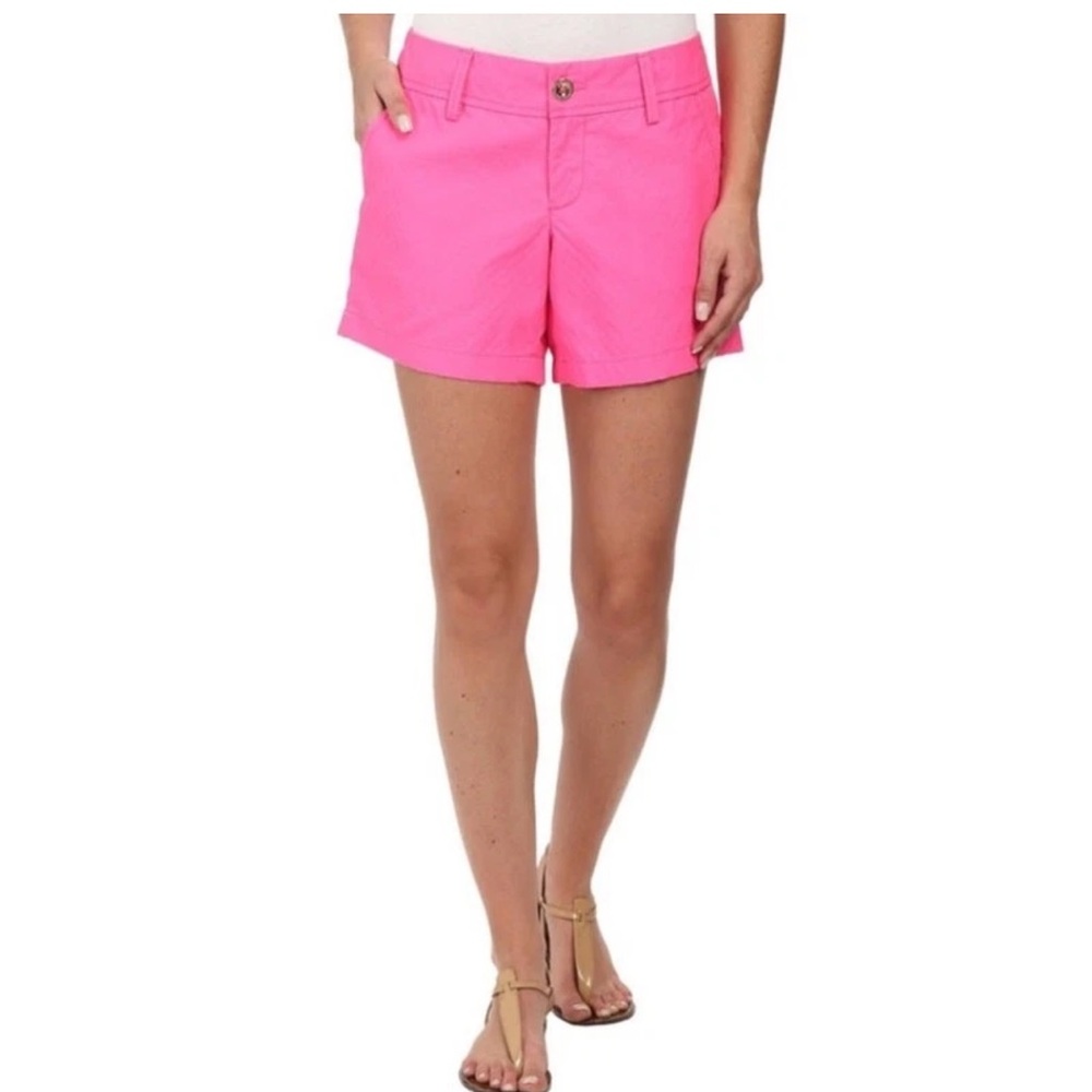Lilly Pulitzer Callahan Shorts in hot pink color Size 8